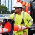 B2Z certified flagger in austin high traffic work zone